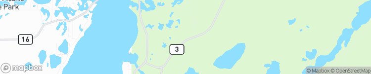 Cross Lake - map