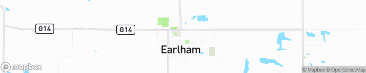 Earlham - map