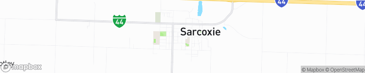 Sarcoxie - map