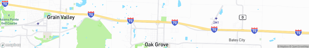 Oak Grove 70 Petro - map