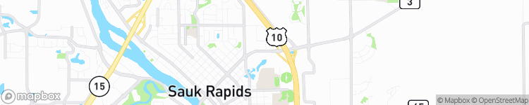 Sauk Rapids - map