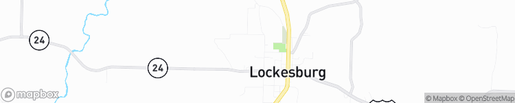 Lockesburg - map