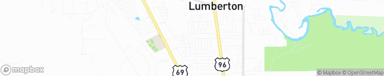 Lumberton - map