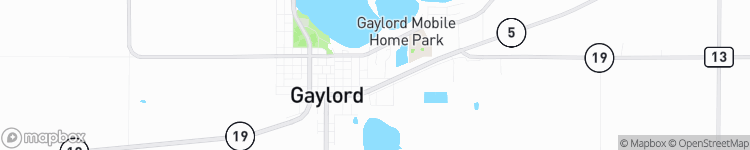 Gaylord - map