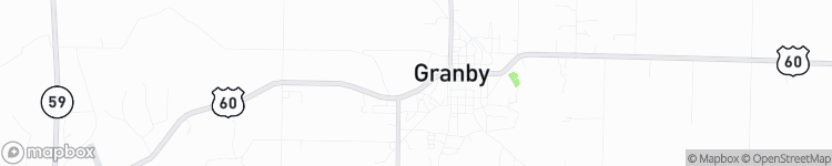 Granby - map