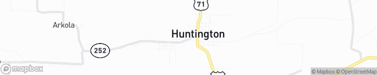 Huntington - map