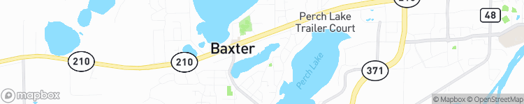 Baxter - map