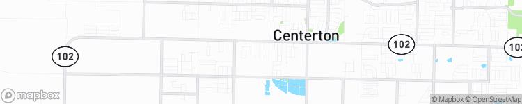 Centerton - map