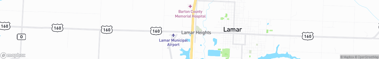 Lamar Travel Plaza - map