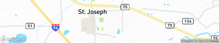 Saint Joseph - map