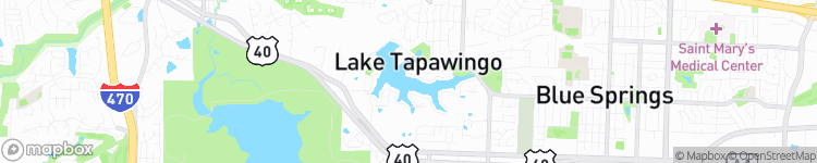 Lake Tapawingo - map