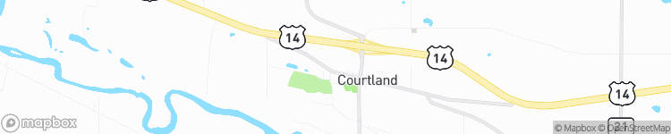 Courtland - map