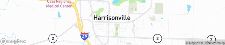 Harrisonville - map