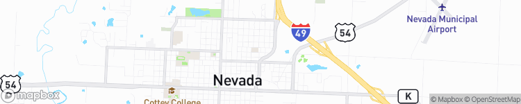 Nevada - map