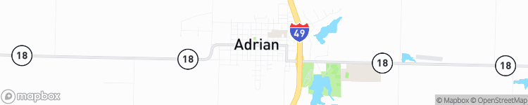 Adrian - map