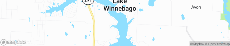 Lake Winnebago - map