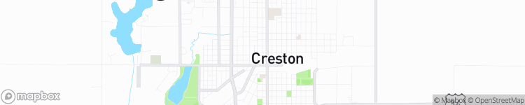 Creston - map