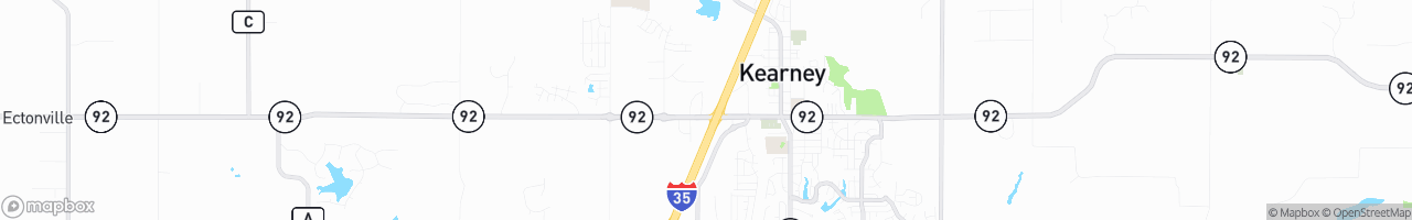 Kearney Truck Plaza - map