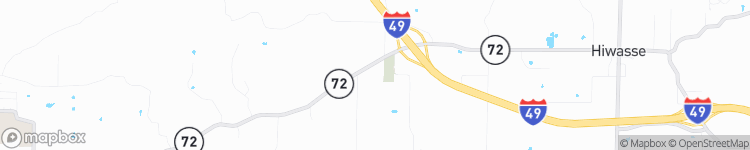 TruckMap | Truck Stops near Gravette, AR