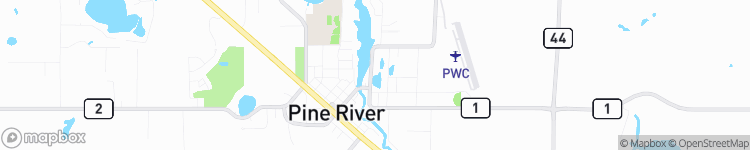 Pine River - map