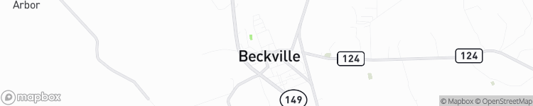 Beckville - map