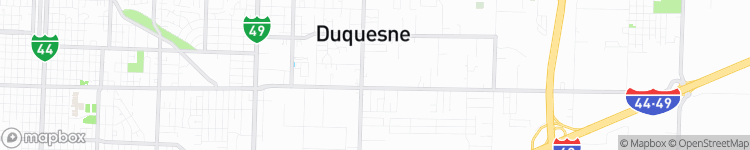 Duquesne - map