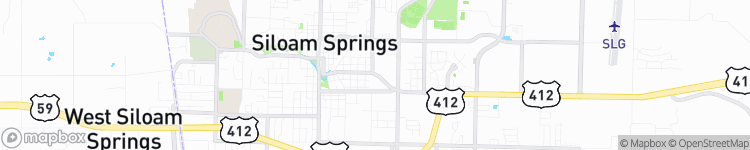 Siloam Springs - map