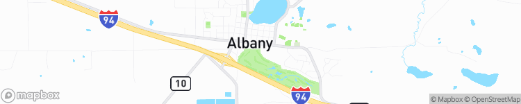 Albany - map