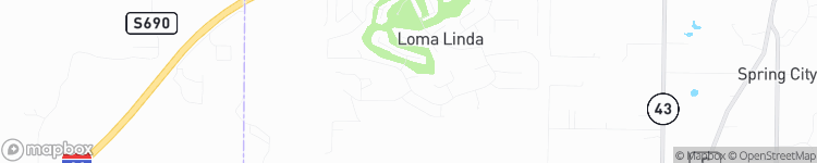 Loma Linda - map