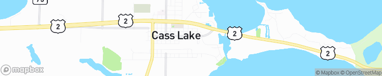 Cass Lake - map