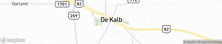 De Kalb - map