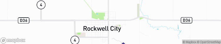 Rockwell City - map