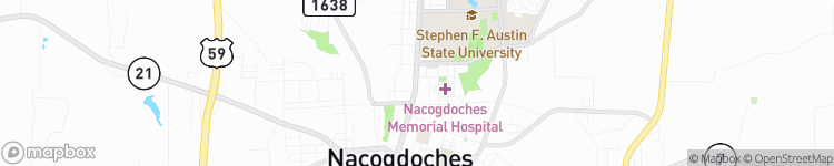 Nacogdoches - map