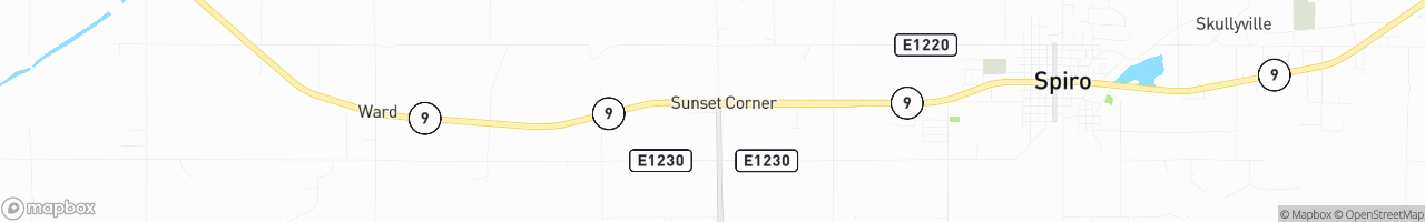 Sunset Corner Mart - map