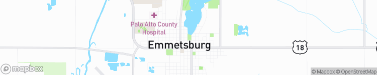 Emmetsburg - map