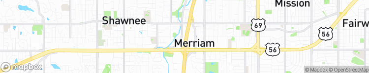 Merriam - map
