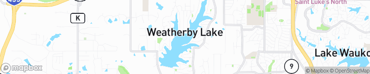 Weatherby Lake - map
