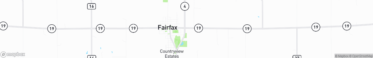 Fairfax Mobil Mart - map