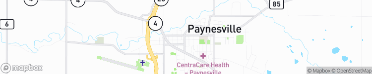 Paynesville - map