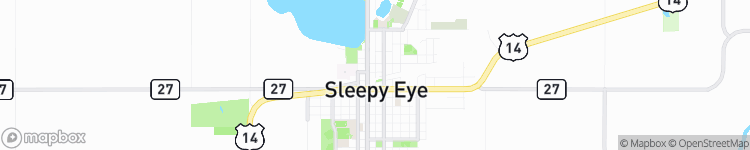 Sleepy Eye - map