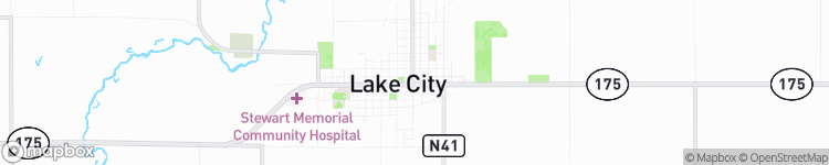Lake City - map