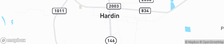 Hardin - map
