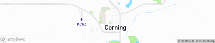 Corning - map