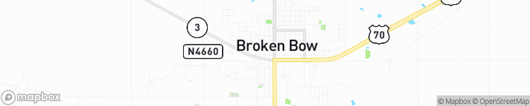Broken Bow - map