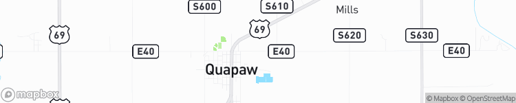 Quapaw - map