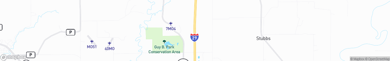 Weigh Station Platte City NB - map