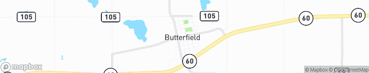 Butterfield - map