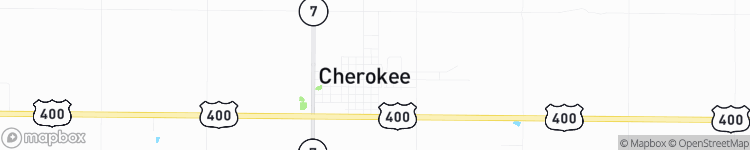 Cherokee - map