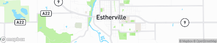 Estherville - map