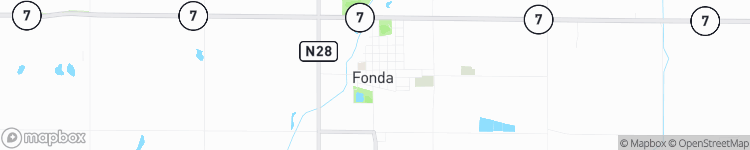 Fonda - map